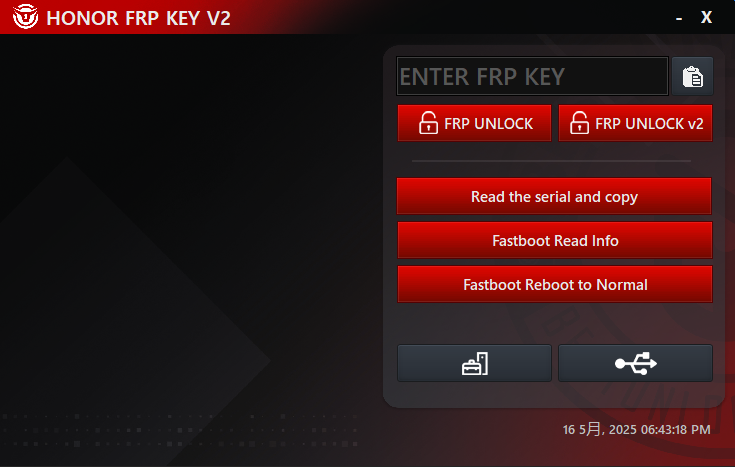 华为荣耀 FRP KEY v2 2025 -华为 FRP 解锁工具-www.ygw68.cn-无限科技